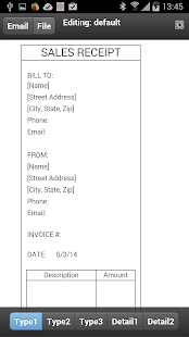 Sales Receipts Screenshots 0