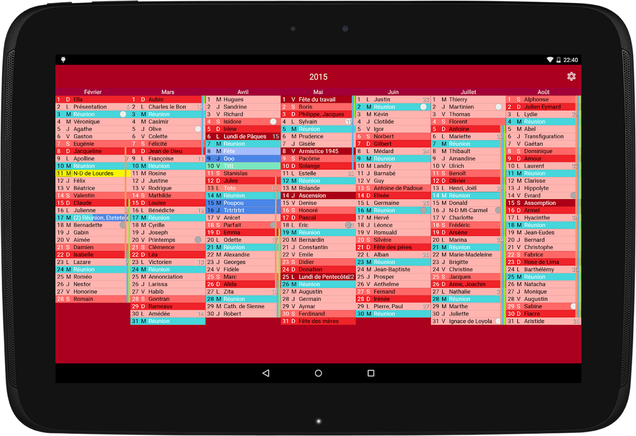 Le Calendrier Pro – Applications Android sur Google Play