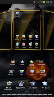 download Next Launcher Halloween Theme free