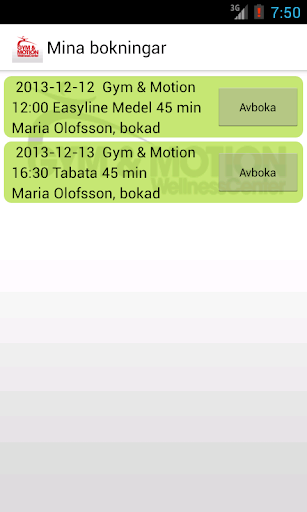 【免費健康App】Gym & Motion i Åkersberga-APP點子