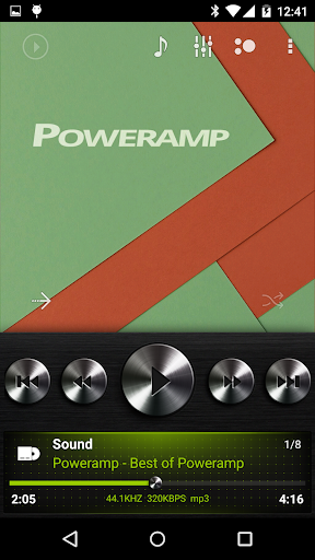 【免費音樂App】Poweramp skin Dark Metallic-APP點子