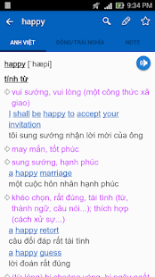  English Vietnamese Dictionary TFlat – Vignette de la capture d'écran  