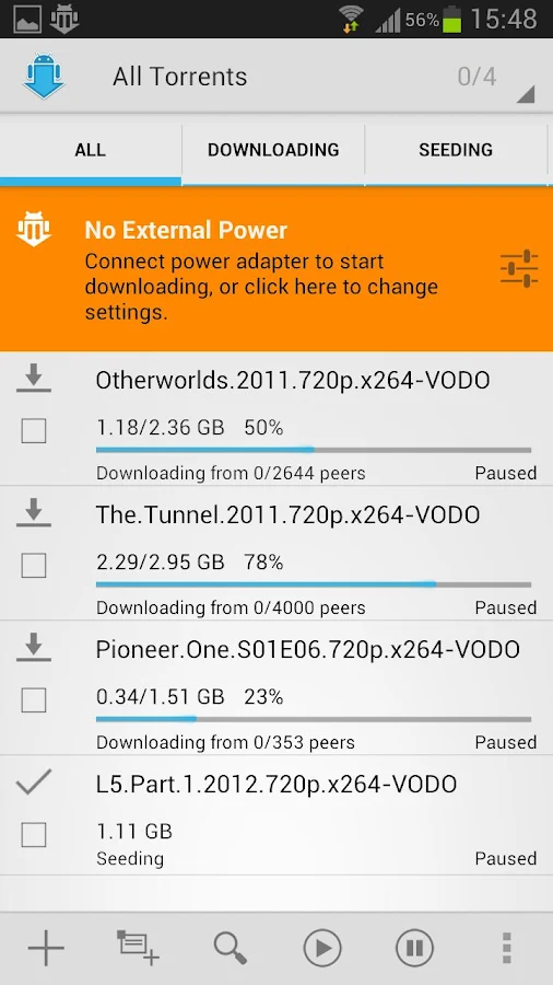 aTorrent - Torrent Downloader - screenshot