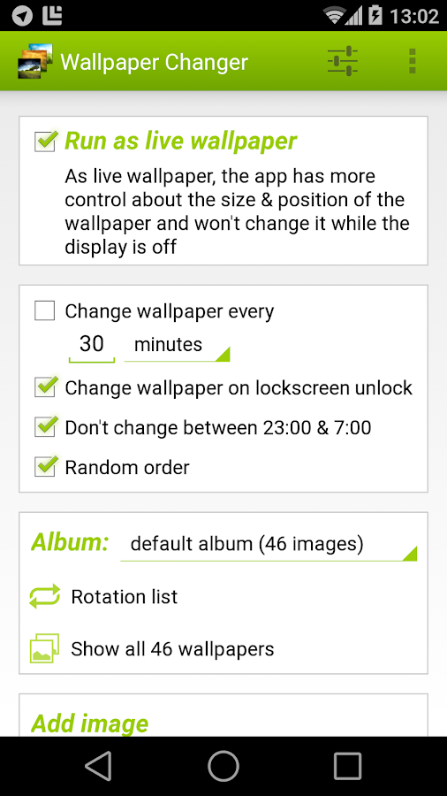 Wallpaper Changer - screenshot