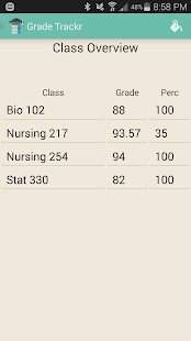 Free GradeTrackr APK for Android