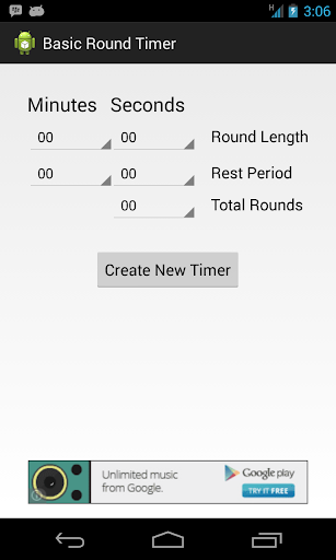 Basic Round Timer