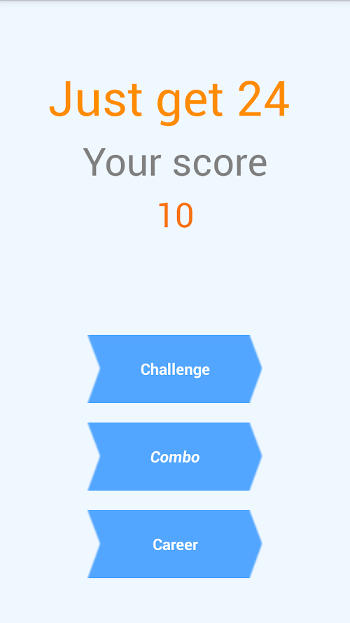 Android application Making 24 - Math Talent Pro screenshort