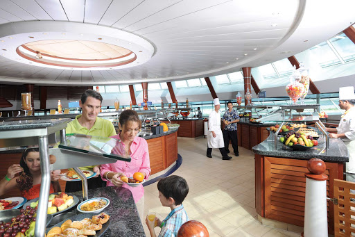 There's something for everybody at the Windjammer cafe's buffet, on deck 9 of Grandeur of the Seas.
