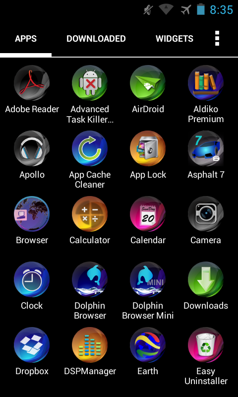 Orb HD Apex Nova Theme - screenshot