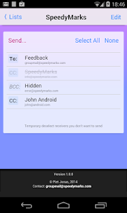  Group Mail Free – Vignette de la capture d'écran  