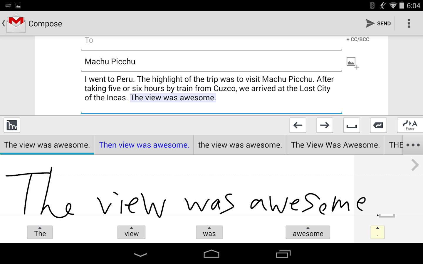 mazec3 Handwriting Recognition - screenshot