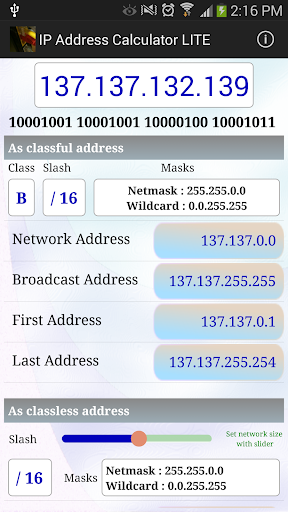 IPv4 Address Calculator Lite