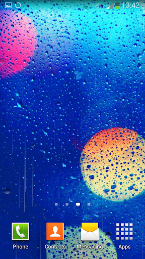 Rain on Glass Live Wallpaper