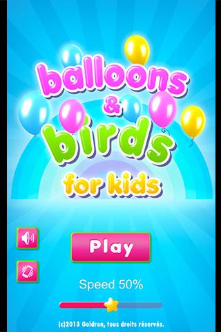 Balloons Birds for Kids