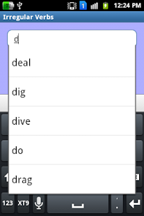 Irregular Verbs Screenshots 1