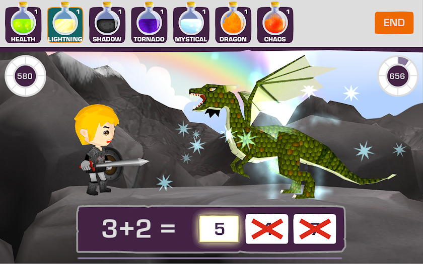 Medieval Math Battle Gold Screen 2