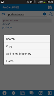 Lastest Portuguese Spanish dictionar APK for Android