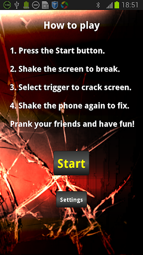 Broken Screen Prank