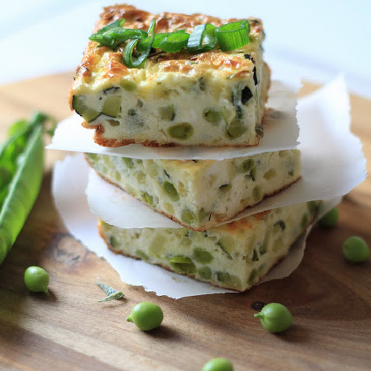 Zucchini Terrine with Peas and Philadelphia Cream Cheese Philadelphia