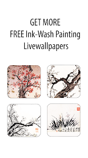 Download bird pine inkwash wallpaper APK for Android