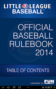 LL 2014 Baseball Rulebook