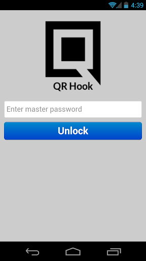 QR Hook Password Manager