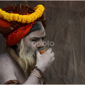 The Naga at Light Mood by Rudra Roy Chowdhury - People Portraits of Men