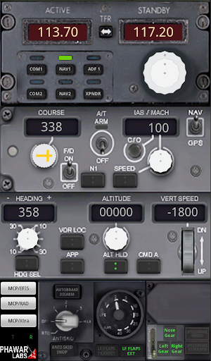 PWB737 MCP EFIS RADIO FSX Demo