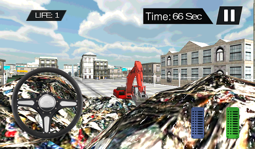 Garbage Excavator Cleaner 3D 2