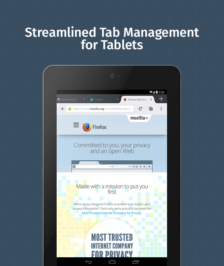 Firefox Browser for Android - screenshot