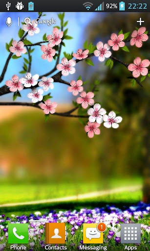 桜！ 3D視差効果と春の花！