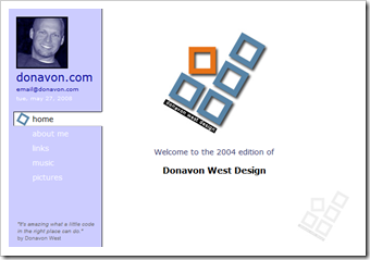 donavon.com from 2004