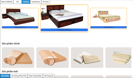 Muat turun KYMDAN - Gối Nệm Salon Giườngversi2.0 untuk Android