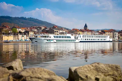 Guests can take in the historic villages of France from the comfort of the top deck on S.S. Bon Voyage.