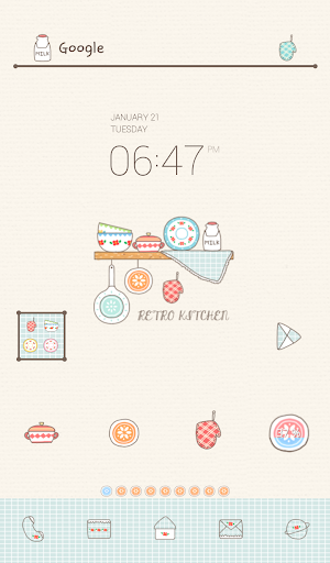 retro kitchen dodol theme