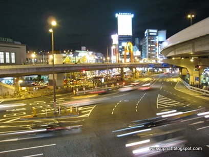Ueno highway - train station on the far left
