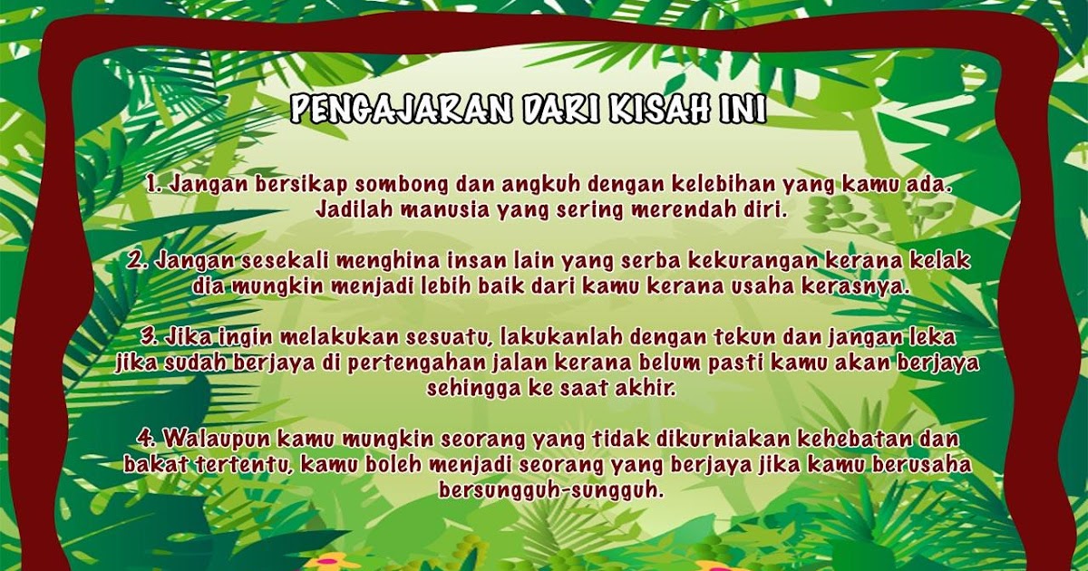 Contoh Dongeng Fabel Bahasa Jawa