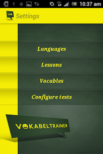 Student Vocabulary Trainer Screenshots 1