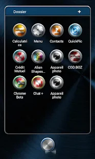 Next Launcher Theme Metal - screenshot thumbnail