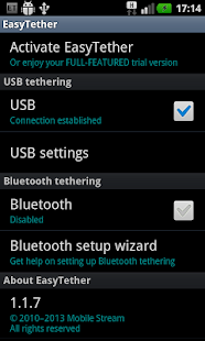 EasyTether Lite - screenshot thumbnail