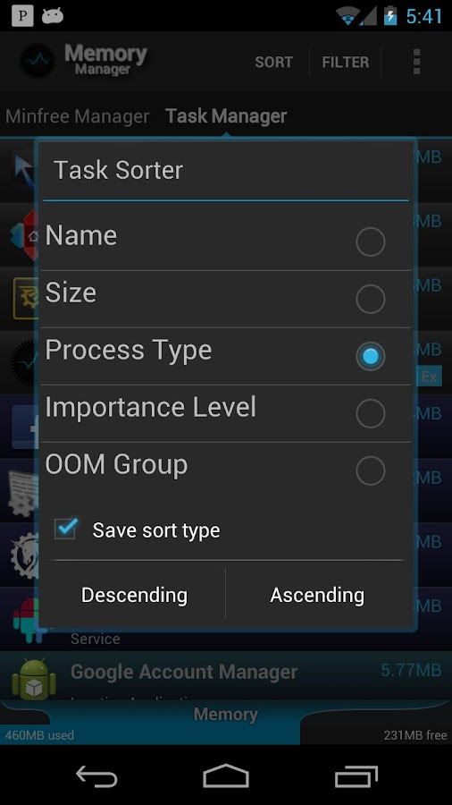 Memory Manager - Android Apps on Google Play