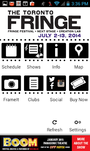 【免費娛樂App】The Toronto Fringe Festival-APP點子