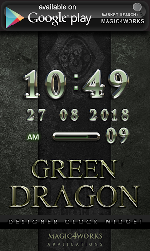免費下載生活APP|Green Dragon Clock Widget app開箱文|APP開箱王