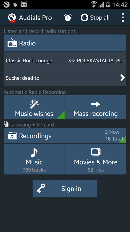 Audials Radio Pro - screenshot
