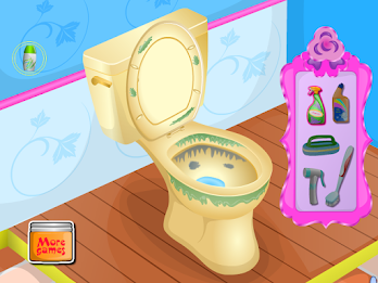 Princess Bathroom Cleaning poster 2