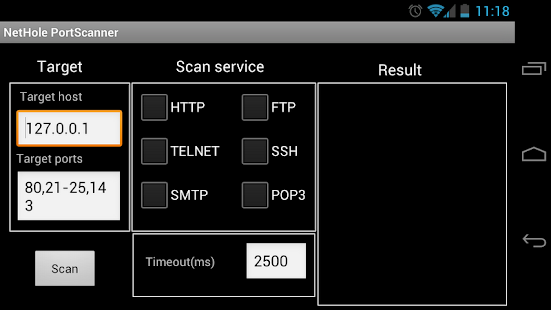 NetHole PortScanner Screenshots 0