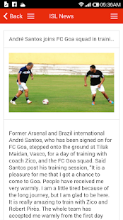 Indian Football News Screenshots 1