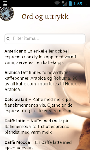 【免費生活App】Coffee Of The World-APP點子