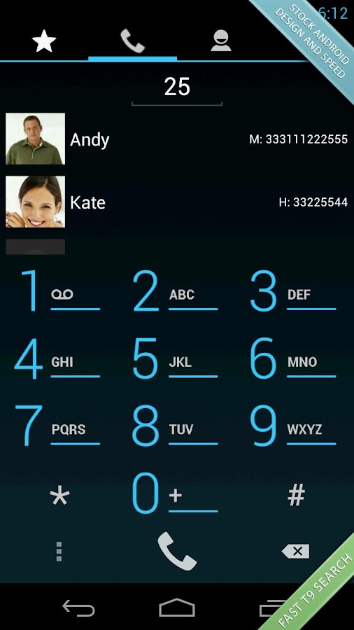 Swipe Dialer Pro - screenshot