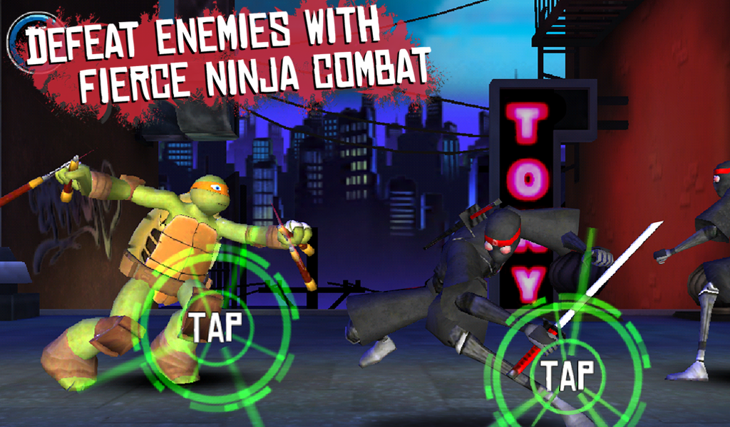 TMNT: ROOFTOP RUN - screenshot